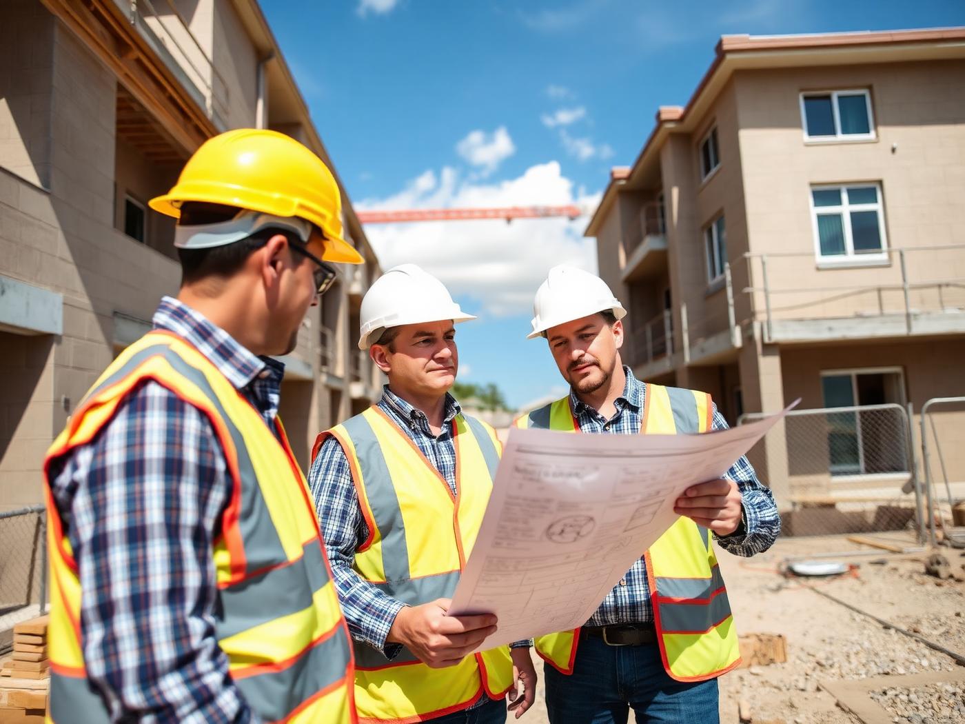 Equipo y obra de HEMC Constructores