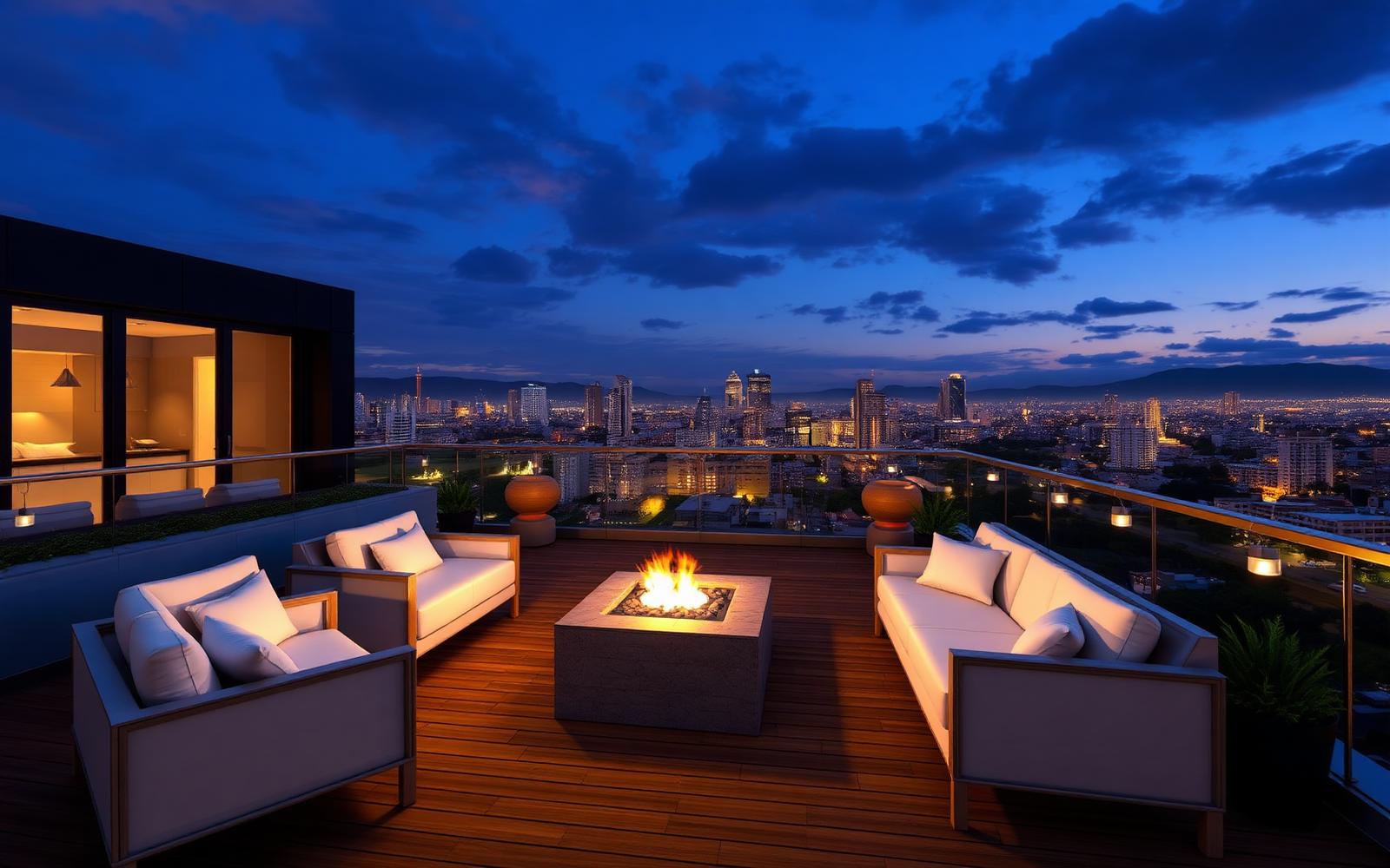Terraza panorámica de Torres del Meta
