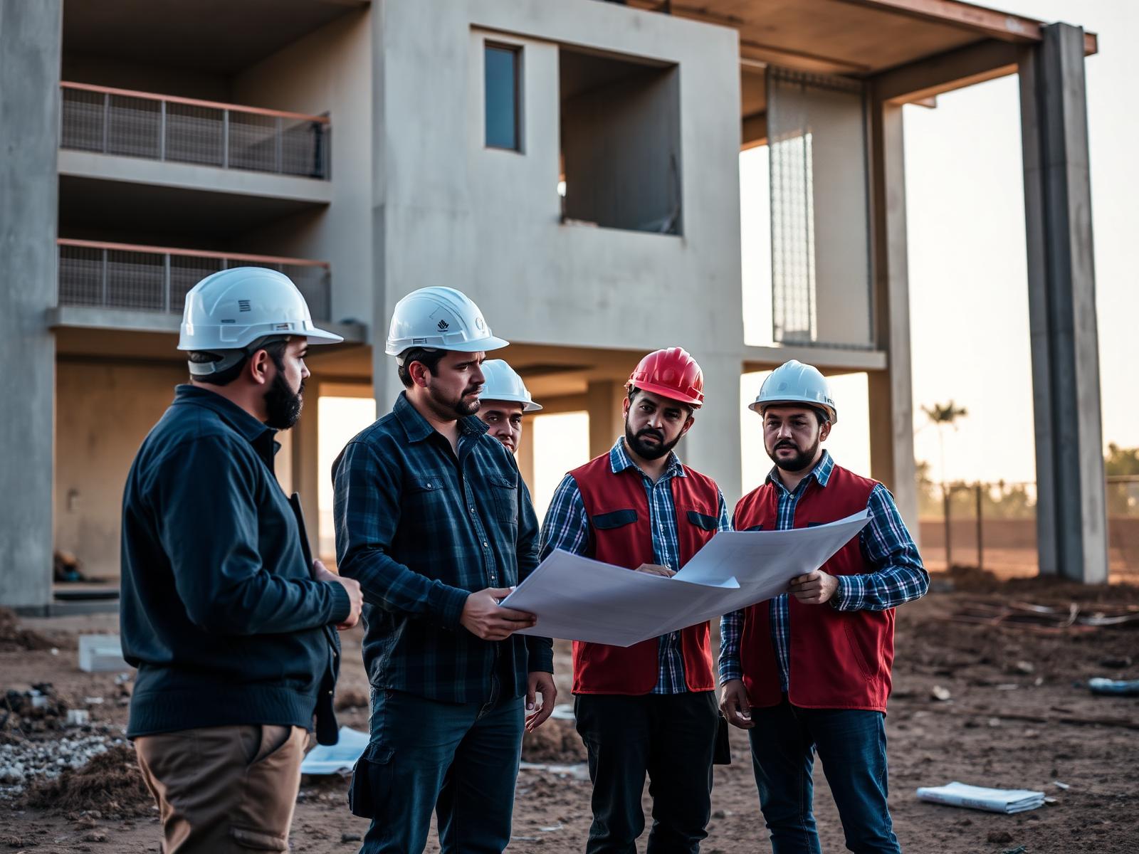 Equipo y obra de VANTIA Constructora